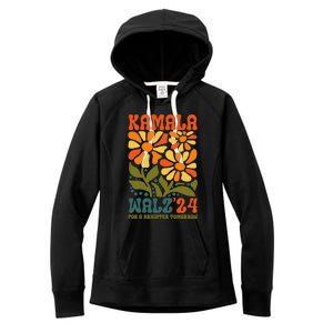 Harris Waltz 2024 Election For A Brighter Tomorrow Gift Women's Fleece Hoodie