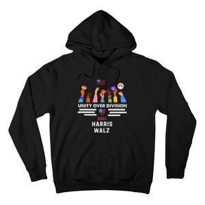 Harris Waltz 2024 Unity Over Division Tall Hoodie