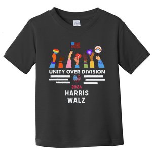 Harris Waltz 2024 Unity Over Division Toddler T-Shirt