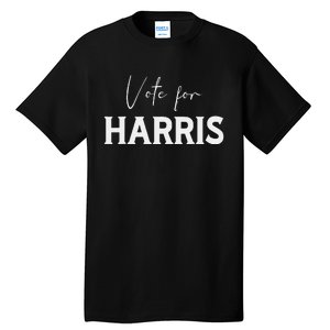 Harris Walz 2024 Campaign Voting Supporter President Vp Tall T-Shirt