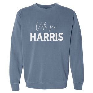 Harris Walz 2024 Campaign Voting Supporter President Vp Garment-Dyed Sweatshirt