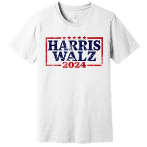 Harris Waltz 2024 Election Kamala Harris Tim Waltz 2024 Premium T-Shirt