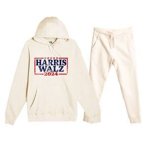 Harris Waltz 2024 Election Kamala Harris Tim Waltz 2024 Premium Hooded Sweatsuit Set