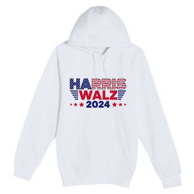 Harris Walz 2024 Premium Pullover Hoodie