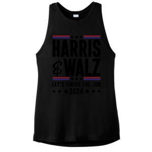 Harris Walz 2024 Ladies PosiCharge Tri-Blend Wicking Tank