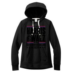 Harris Walz 2024 Women's Fleece Hoodie