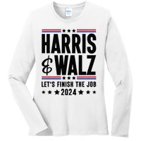 Harris Walz 2024 Ladies Long Sleeve Shirt