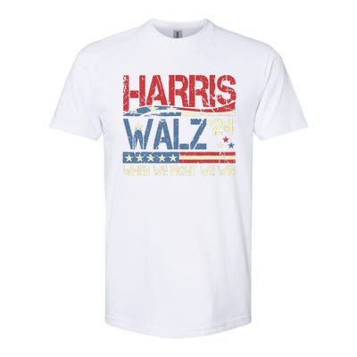 Harris Waltz 2024 When We Fight We Win Softstyle CVC T-Shirt