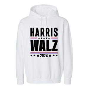 Harris Walz 2024 Garment-Dyed Fleece Hoodie