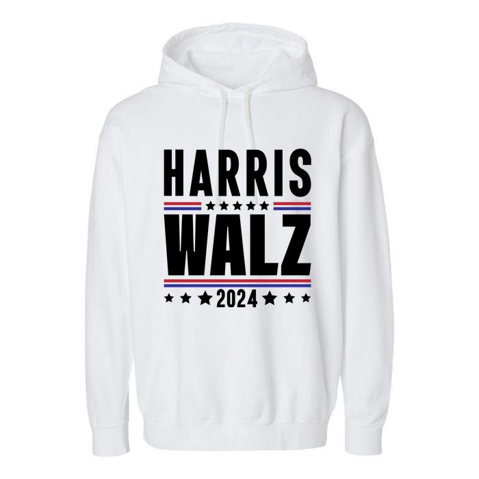 Harris Walz 2024 Garment-Dyed Fleece Hoodie