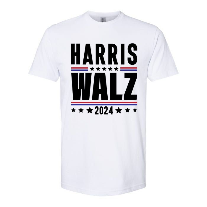 Harris Walz 2024 Softstyle CVC T-Shirt