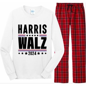 Harris Walz 2024 Long Sleeve Pajama Set