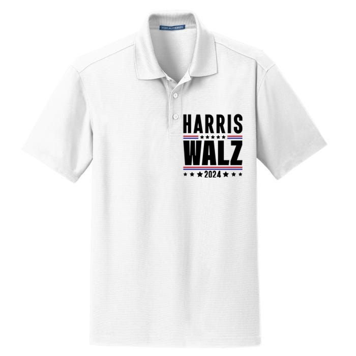 Harris Walz 2024 Dry Zone Grid Polo