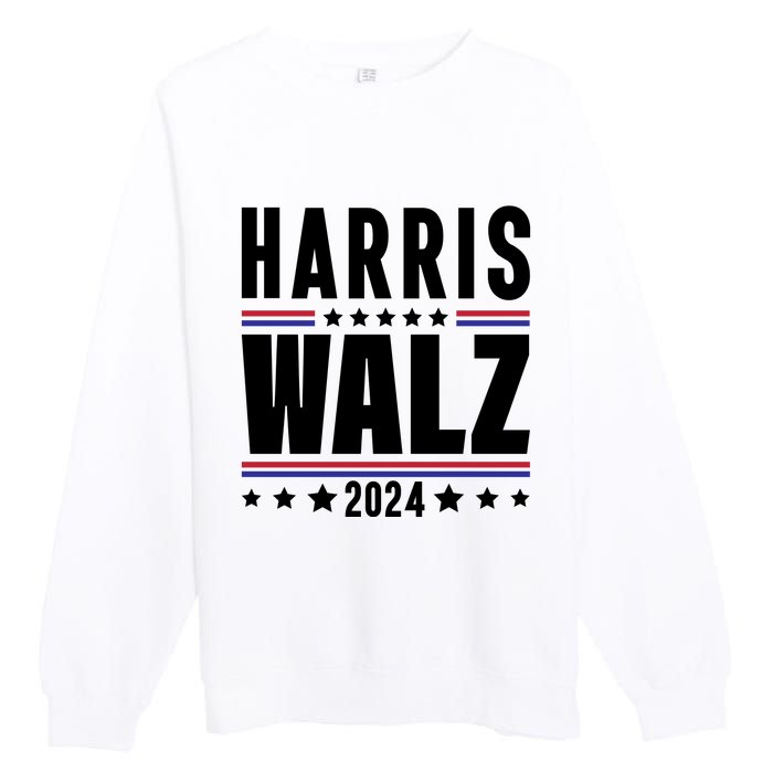 Harris Walz 2024 Premium Crewneck Sweatshirt