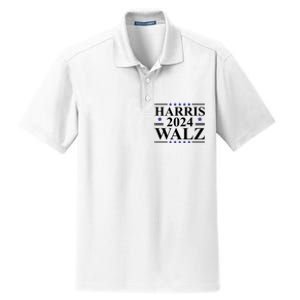 Harris Walz 2024 Dry Zone Grid Polo