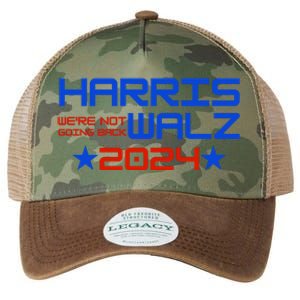 Harris Walz 2024 WeRe Not Going Back Legacy Tie Dye Trucker Hat