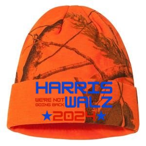 Harris Walz 2024 WeRe Not Going Back Kati Licensed 12" Camo Beanie