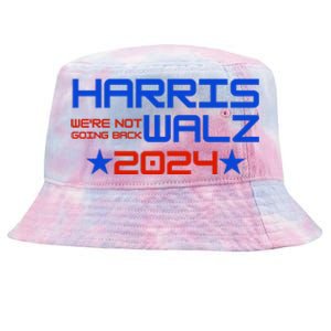 Harris Walz 2024 WeRe Not Going Back Tie-Dyed Bucket Hat