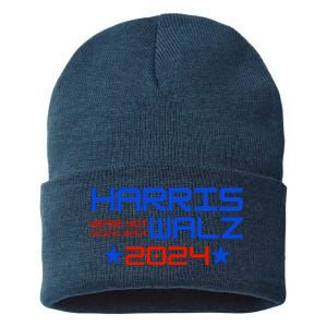 Harris Walz 2024 WeRe Not Going Back Sustainable Knit Beanie