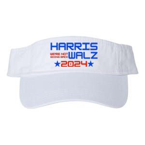 Harris Walz 2024 WeRe Not Going Back Valucap Bio-Washed Visor