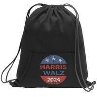 Harris Walz 2024 Election Kamala Harris Tim Waltz 2024 Sweatshirt Cinch Pack Bag