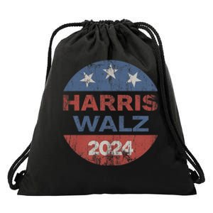 Harris Walz 2024 Election Kamala Harris Tim Waltz 2024 Drawstring Bag