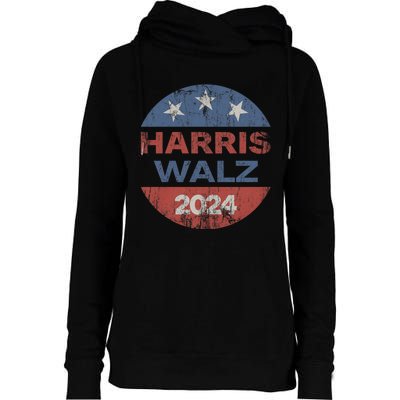 Harris Walz 2024 Election Kamala Harris Tim Waltz 2024 Womens Funnel Neck Pullover Hood