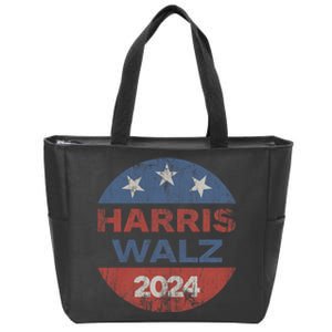 Harris Walz 2024 Election Kamala Harris Tim Waltz 2024 Zip Tote Bag