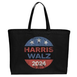 Harris Walz 2024 Election Kamala Harris Tim Waltz 2024 Cotton Canvas Jumbo Tote