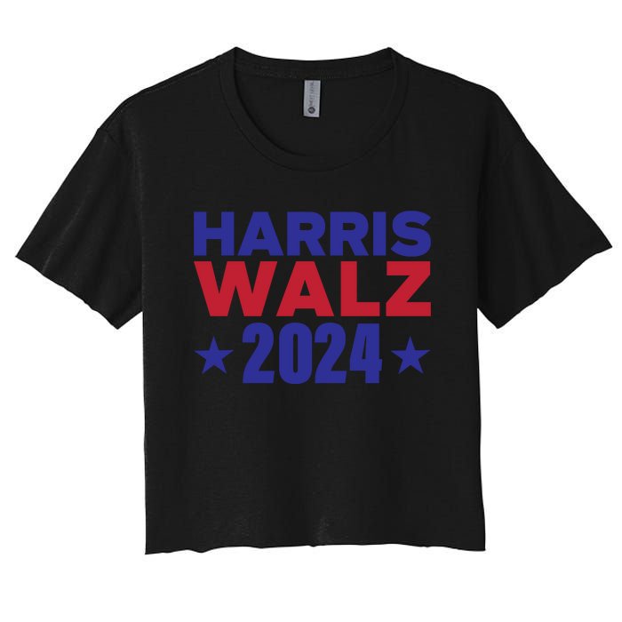 Harris Walz 2024 Women's Crop Top Tee