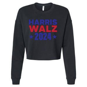 Harris Walz 2024 Cropped Pullover Crew