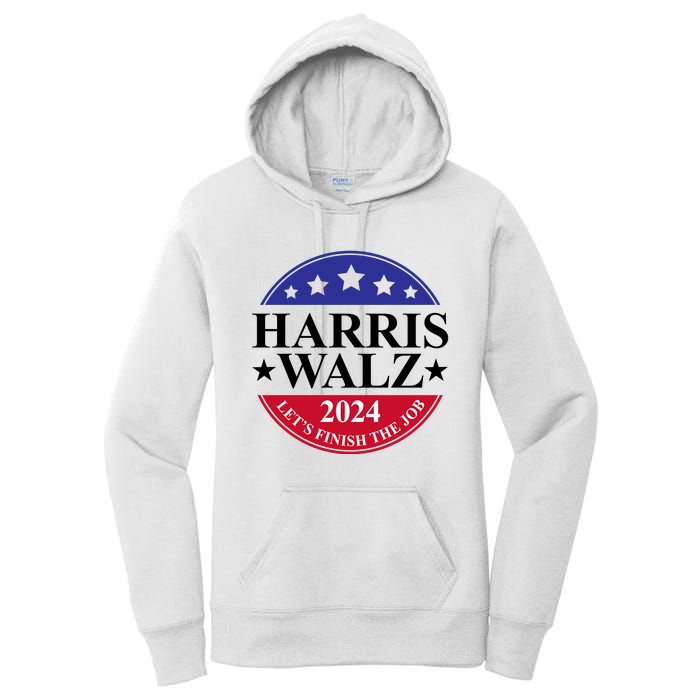 Harris Walz 2024 Women's Pullover Hoodie