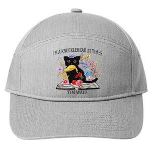 Harris Walz 2024 IM A Knucklehead At Times Tim Walz Quote 7-Panel Snapback Hat