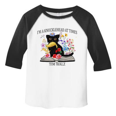 Harris Walz 2024 IM A Knucklehead At Times Tim Walz Quote Toddler Fine Jersey T-Shirt