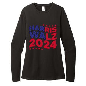 Harris Walz 2024 Womens CVC Long Sleeve Shirt