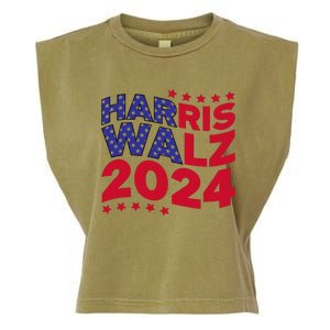 Harris Walz 2024 Garment-Dyed Women's Muscle Tee