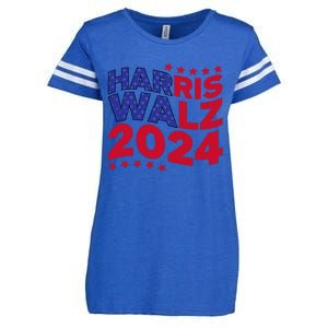 Harris Walz 2024 Enza Ladies Jersey Football T-Shirt