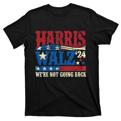 Harris Walz 2024 Kamala Harris 2024 Tim Walz 2024 Usa Flag T-Shirt