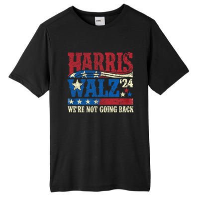 Harris Walz 2024 Kamala Harris 2024 Tim Walz 2024 Usa Flag Tall Fusion ChromaSoft Performance T-Shirt