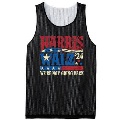 Harris Walz 2024 Kamala Harris 2024 Tim Walz 2024 Usa Flag Mesh Reversible Basketball Jersey Tank