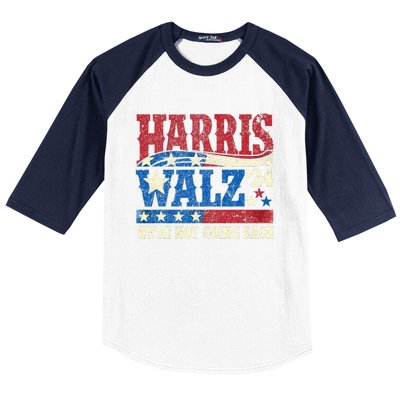 Harris Walz 2024 Kamala Harris 2024 Tim Walz 2024 Usa Flag Baseball Sleeve Shirt