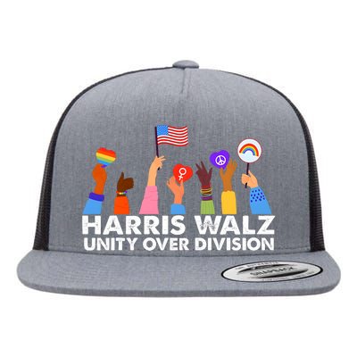 Harris Waltz 2024 Unity Over Division Flat Bill Trucker Hat