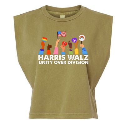 Harris Waltz 2024 Unity Over Division Garment-Dyed Women's Muscle Tee