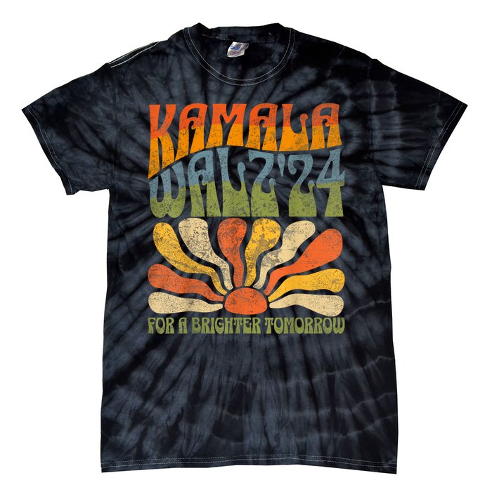 Harris Waltz 2024 Election Kamala Harris Tim Waltz 2024 Tie-Dye T-Shirt