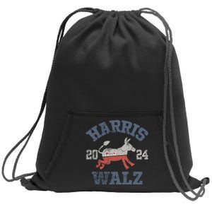 Harris Waltz 2024 Election Kamala Harris Tim Waltz 2024 Sweatshirt Cinch Pack Bag