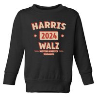 Harris Wlaz 2024 Casual 2024 Kamala & Democrats Casual Apparel Toddler Sweatshirt