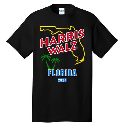 Harris Walz 2024 Florida Tall T-Shirt