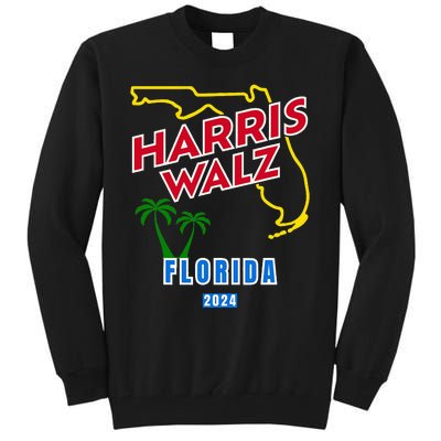 Harris Walz 2024 Florida Tall Sweatshirt