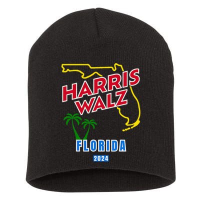 Harris Walz 2024 Florida Short Acrylic Beanie