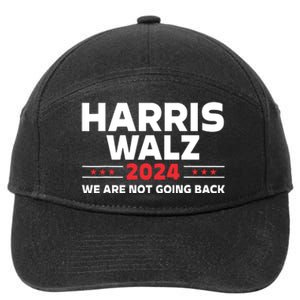 Harris Walz 2024 Kamala Harris 2024 Tim Walz 2024 7-Panel Snapback Hat